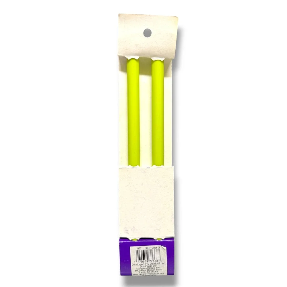 Loops & Threads US 17‎ 12.75mm Knitting Needles 10in Yellow Plastic Set